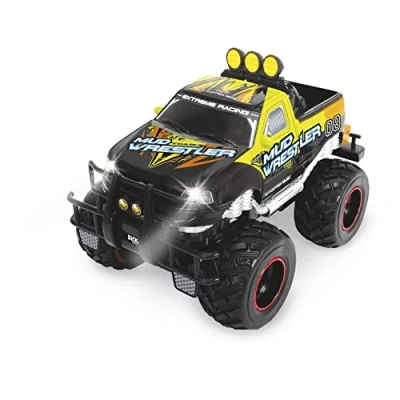 Image of Ford F150 Mud Wrestler Remote Control RC Monster Truck Toys Speeds of 10Km/H Fine Tuning Steering, Impact Resistant Bumper, High Performance Rubber Tyres Ages 6+