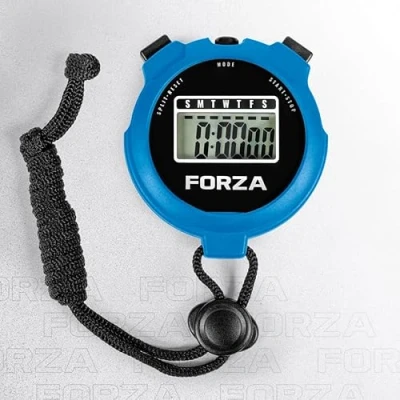 Image of FORZA Stopwatch Multi Functional Sports Timer for Coaches, Athletes and Schools with Water Resistant, Easy to Read Display Choose Your Colour! (Blue, Pack of 1)
