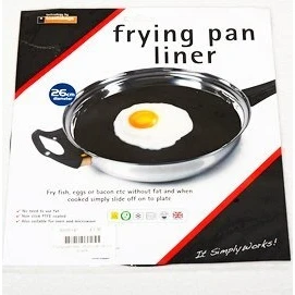 Image of Toastabags Frying pan Liner 26 cm, Acrylic, Black