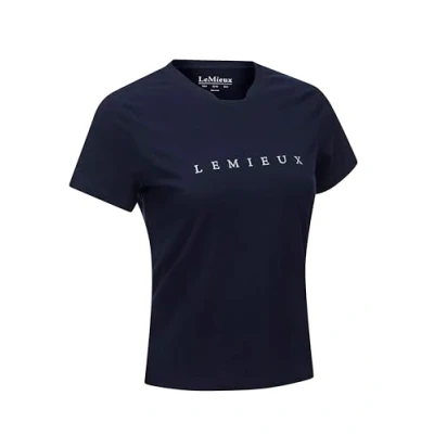 Image of LeMieux Sports Womens T Shirt Navy Blue 14