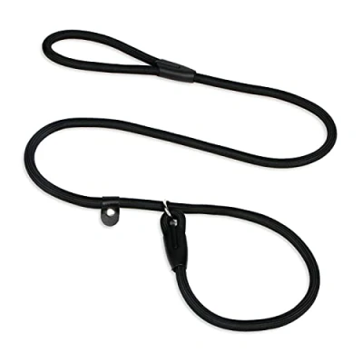 Image of Dog Slip Leads Leash, 4.5FT Durable Puppy Rope Leashes Collar Nylon Training Walking Lead for Small Medium Dogs (Black)