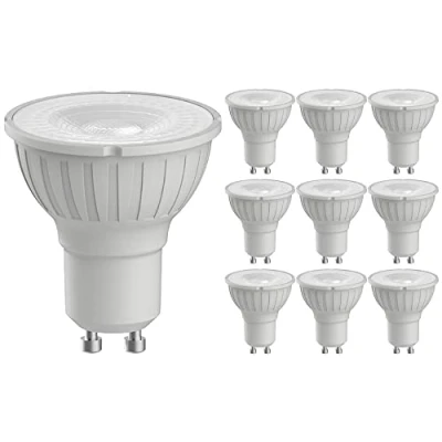 Image of Megaman Pack of 10 x 140512E LED GU10 PAR16 Lamp 4.2 Watt 35 Degree 4000K Cool White