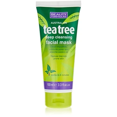 Image of Beauty Formulas Australian Tea Tree Deep Cleansing Facial Mask