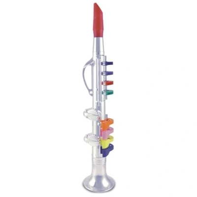Image of Bontempi 32 4431 8 Note Silver Clarinet (42cm)