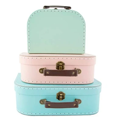 Image of PERFECT PLANTS Set of 3 Retro Storage Suitcases