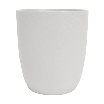 Image of EDA Opal Pot Cover Diameter 12.5 cm Special Orchids White Ivory