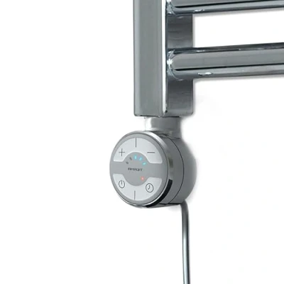 Image of terma MOA Chrome Thermostatic Electric Element for Heated Towel Rail Radiator, Standard and Dual Fuel, ALL WATTS (Only Element, 200W)