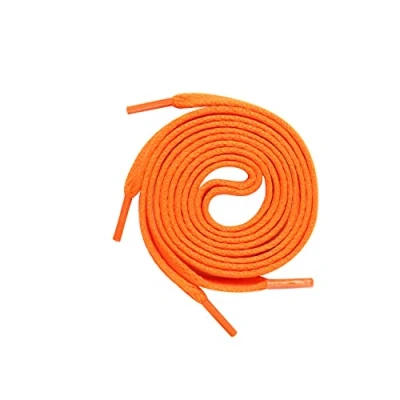 Image of Underground Kulture Kids Orange Shoelaces Coloured Replacement Childrens Trainers Sneakers Universal Sports Unisex Shoe Laces 60cm 23.5&quot;