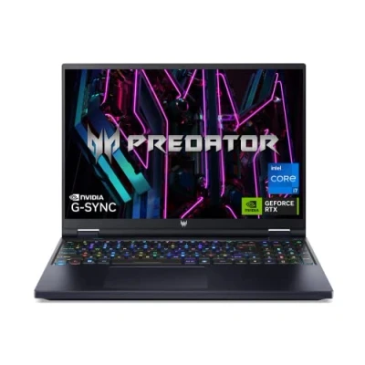 Image of Acer Predator Helios 16 Gaming Laptop, 16&quot; 165Hz WQXGA G SYNC 3ms Display, Intel Core i7 13700HX, 16GB DDR5 RAM, 1TB SSD, NVIDIA GeForce RTX 4060, WiFi 6E, US English RGB Backlit Keyboard, Windows 11