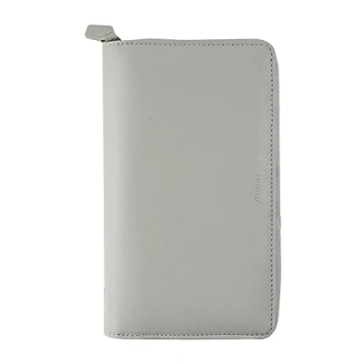 Image of Filofax Personal Compact Zip Saffiano organiser Granite