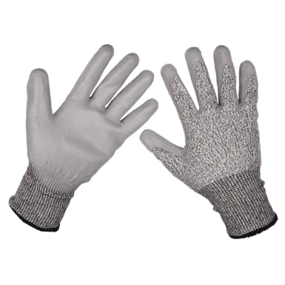 Image of Worksafe Anti Cut PU Gloves (Cut Level C Large) Pair