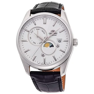 Image of Orient Men Analog Automatic Watch with Leather Strap RA AK0310S10B
