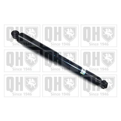 Image of 2E0513029B, 9063200131, 9063200231 Shock absorber QUINTON HAZELL QAG181186 Rear Axle Gas Pressure Twin Tube Suspension Strut Top eye, Bottom eye