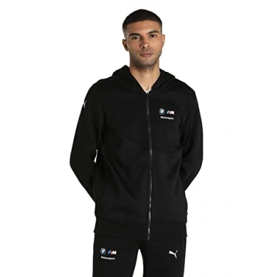 Image of PUMA Men&#039;s BMW MMS HDD Sweat Jacket, Cotton Black, S