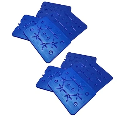 Image of ToCi XXL Ice Pack Freeboard 32 x 25 cm with 800 ml Blue Cooling Elements for Cool Bag Box 8 Items