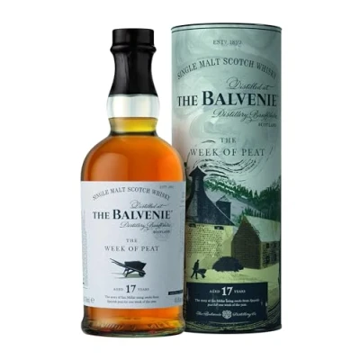 Image of The Balvenie Stories Week of Peat 17 Year Old Single Malt Scotch Whisky, 70cl