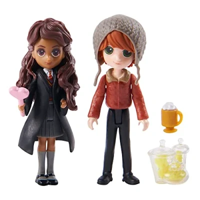 Image of Wizarding World Harry Potter, Magical Minis Ron Weasley and Parvati Patil Figure Set with 2 Doll Accessories, Kids’ Toys for Ages 6 up
