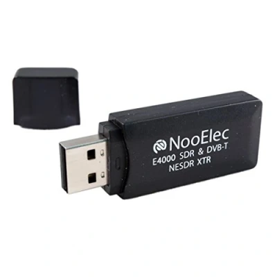 Image of NooElec NESDR XTR Tiny RTL SDR &amp; DVB T USB Stick (RTL2832U + Elonics E4000 Tuner) w/Telescopic Antenna. Software Defined Radio Compatible w/Many Packages