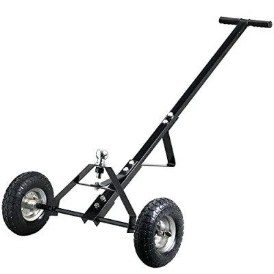 Image of Oypla Metal Caravan Boat Jet Ski Trailer Dolly Black 275KG Load Capacity