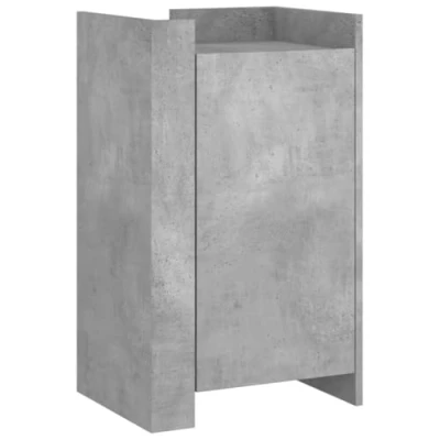 Image of vidaXL Modern Sideboard Cupboard Concrete Grey Engineered Wood, 45x35x75 cm, Storage Cabinet for Living Room, Office, or Bedroom