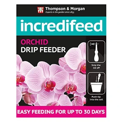 Image of Orchid Drip Feeder Quick, Easy to Use for Better Healthy Plant Growth Greener Leaves More Flowers, 1x 30ml Bottle by Thompson and Morgan (1)