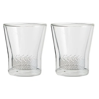 Image of Randwyck Set of 2 90ml Glass Espresso Cups, Transparent, Piece