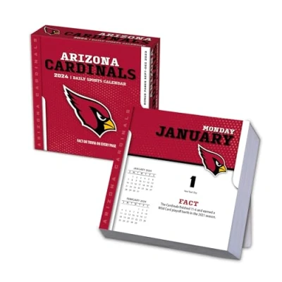 Image of Turner Sports Arizona Cardinals 2024 Box Calendar (24998053028)