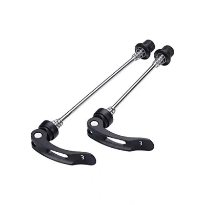 Image of BBB Cycling Lightweight Quick Release Skewers Front Rear Axles for Wheel Road, MTB and Mountain Bike Accessories Aluminium WheelBlock BQR 01
