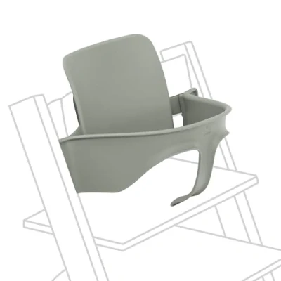 Image of Stokke Tripp Trapp Baby Set2, Glacier Green Ages 6 36 Months Convert The Chair into a Comfortable High