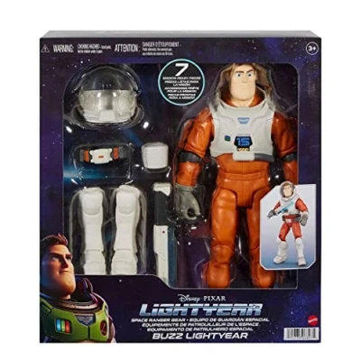 Image of Disney Pixar Lightyear Space Ranger Gear 12 Inch Scale Figures with Multiple Accessories, Authentic Detail, 14 Posable Joints, Ages 4 Years &amp; Up
