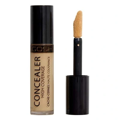 Image of GOSH Concealer High Coverage 004 Natural for Optimal Iliquid Make Up, Covers Dark Circles, Redness, Impurities Reliably I Highlighting &amp; Contouring Wrinkles Away Up IVegan