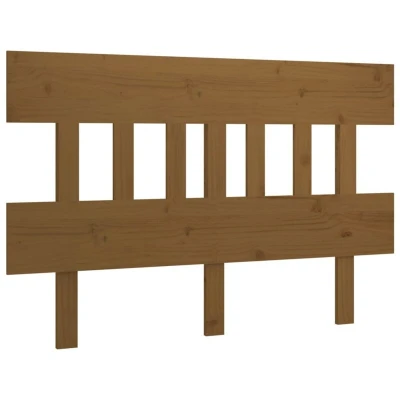 Image of vidaXL Bed Headboard Honey Brown 183.5x3x81 cm Solid Wood Pine