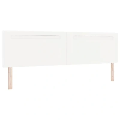 Image of vidaXL Headboard Plain Design Pure White 200 cm Faux Leather