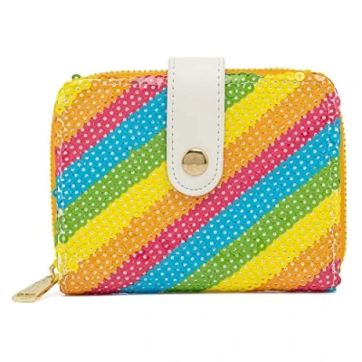 Image of Loungefly Women&#039;s Wdwa1668 Travel Accessories Double Folded Wallet, Multi, One Size