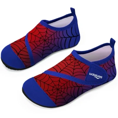 Image of Swim Water Shoes Boys Kids Toddlers Baby Beach Aqua Pool Swimming Socks River Sea Sand Footwear（ZZW RedBlue22/23）