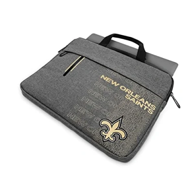 Image of SOAR Unisex&#039;s NFL Laptop Case, New Orleans Saints