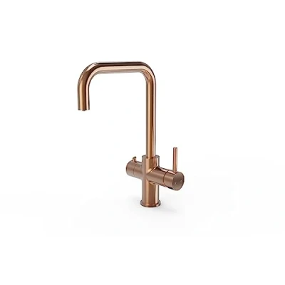 Image of 3 in 1 Instant Hot Water Tap Dispenser Heater Kitchen Sink Mixer with Tank and Filter (Copper)