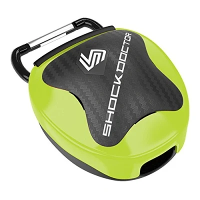 Image of Shock Doctor Unisex&#039;s Case Mouthguard, Green, One Size