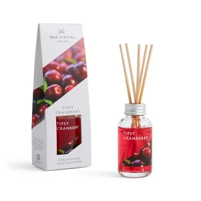 Image of Wax Lyrical Tipsy Cranberry Reed Diffuser 40ml, Red
