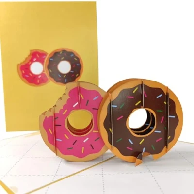 Image of CardPop Delicious Donuts Pop Up Card 3D Greeting