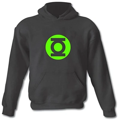 Image of GREEN LANTERN Superhero Big Bang Theory Comic book Gildan Heavy Cotton Blend Hoodie Sizes small XXL