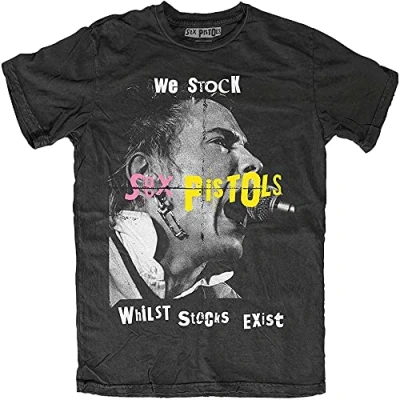 Image of The Sex Pistols T Shirt We Stock Band Logo Official Mens Black L