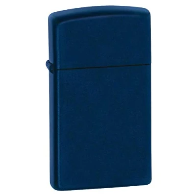 Image of Zippo Lighter, Brass, Navy, One Size