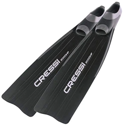 Image of Cressi Gara 2000 HF Fins, Black, 10/10.5 UK