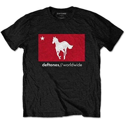 Image of Deftones Star &amp; Pony Official Tee T Shirt Mens Unisex (Medium) Black