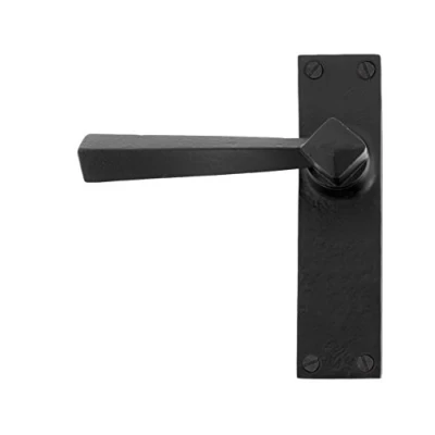 Image of From the Anvil Black Straight Lever Latch Set