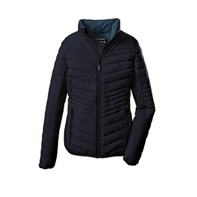 Image of Killtec Women&#039;s Kow 60 Wmn Qltd Jacket Quilted in Down Look with Stand Up Collar