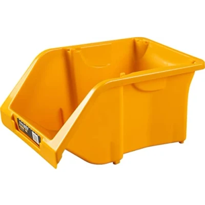 Image of Stackable Polypropylene Storage Bin. Plastic Open Fronted Easy Pick Tool Box, Trays. (150 x 245 125mm)