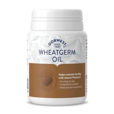 Image of Dorwest Herbs Wheatgerm Oil Capsules for Dogs and Cats 100