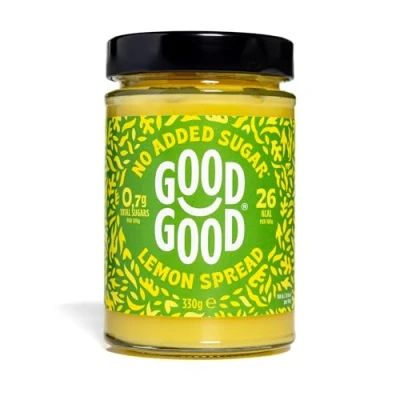 Image of GOOD Lemon Spread No Added Sugar Keto Friendly Low Carb, Calorie Vegan Diabetic 330g